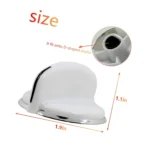 WE01X20378 Control Knob & Clip Compatible with GE Hotpoint RCA, Replaces WH01X10460 WE01X20432 WH01X10307 AP5806667 PS9493075