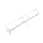 WR17X11705 Ice Bucket Auger Compatible with GE Hotpoint RCA, Replaces AP3672963 WR17X11305 WR17X10690 PS964350