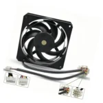 WR60X10358 DC Condenser Fan Motor Compatible with GE Hotpoint RCA, Replaces AP5781519 WR60X10339 PS8690738 3033263