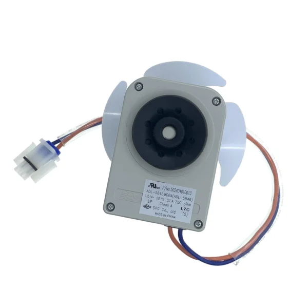 WR60X25798 Evaporator Fan Assembly Compatible with GE Hotpoint Refrigerators, Replaces WR60X22677 AP6024845 PS11737117